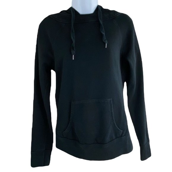 Topshop Basic Black Hoodie Size M 40 - Picture 1 of 7